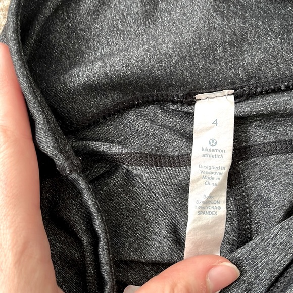 LULULEMON gray full length leggings - Picture 4 of 4